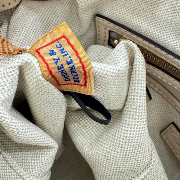 Dooney & Bourke Tan Leather Shoulder Bag - Picture 12 of 13